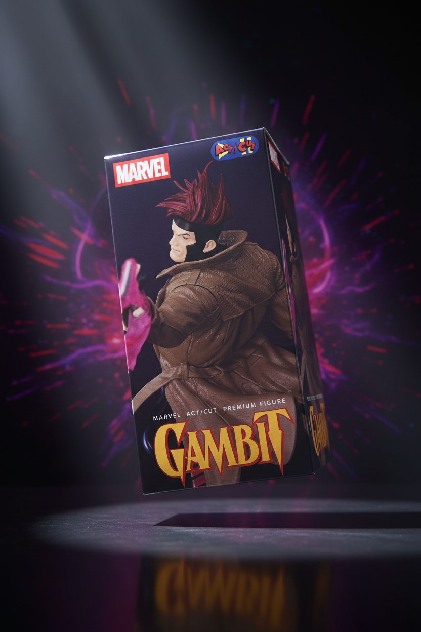 Action Figure Gambit – Marvel Comics ACT/CUT Premium Figure SEGA – Original do Japão