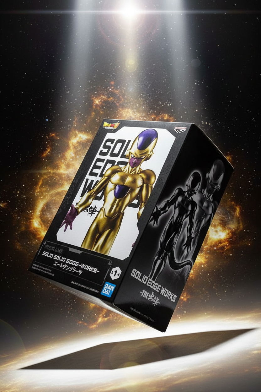 Action Figure Golden Frieza – Dragon Ball Super Solid Edge Works THE Shutsujin Banpresto – Original do Japão