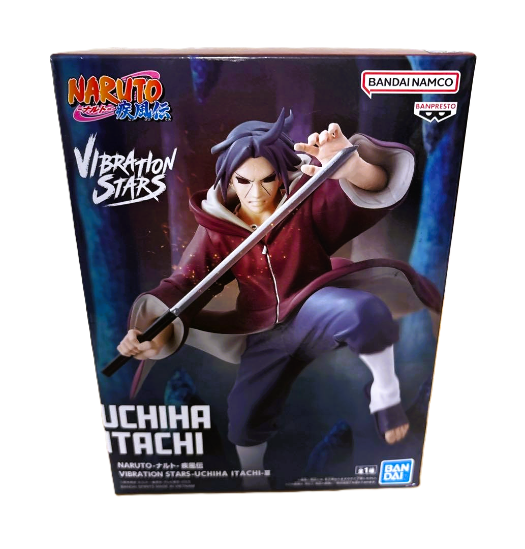 Action Figure Itachi Uchiha (Edo Tensei) – Naruto Shippuden VIBRATION STARS III Banpresto – Original do Japão