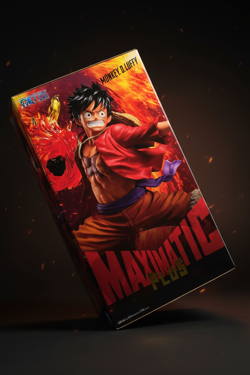 Action Figure Monkey D. Luffy – One Piece Maximatic Plus Banpresto – Original do Japão