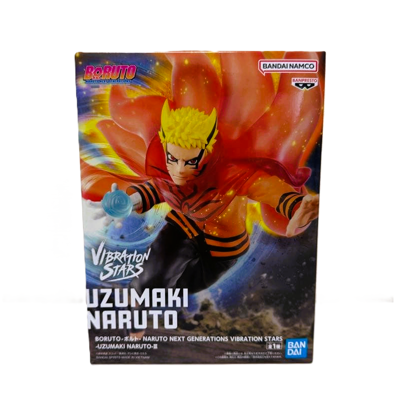 Action Figure Naruto Uzumaki – VIBRATION STARS Baryon Mode Boruto: Naruto Next Generations (Produto Oficial do Japão)