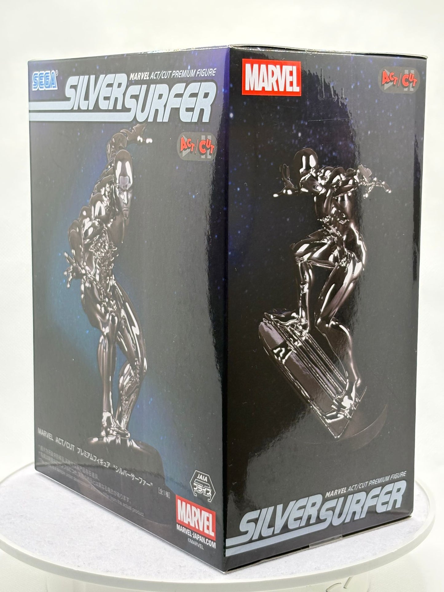 Action Figure Silver Surfer – Marvel Comics ACT/CUT Premium Figure SEGA – Original do Japão