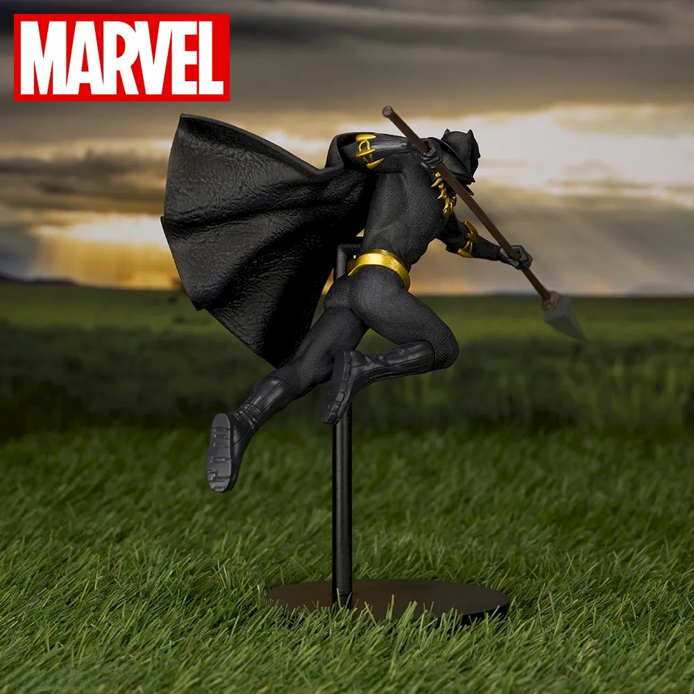 Action Figure Black Panther – Marvel ACT/CUT Premium Figure SEGA – Original do Japão