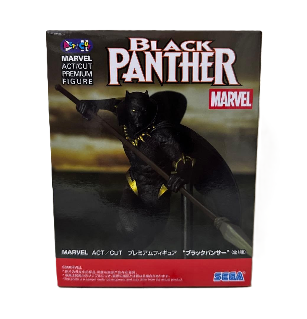 Action Figure Black Panther – Marvel ACT/CUT Premium Figure SEGA – Original do Japão
