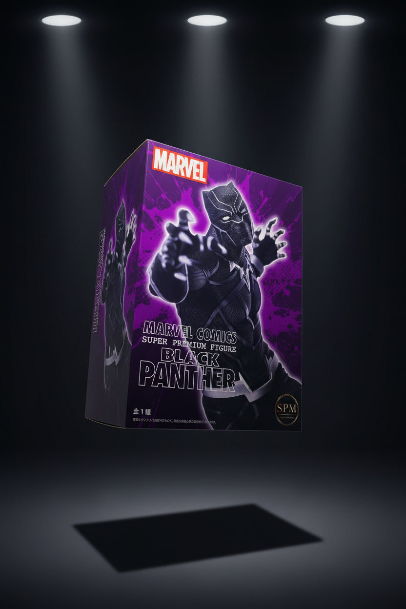 Action Figure Black Panther – Marvel Comics Super Premium Figure (SPM) SEGA – Original do Japão
