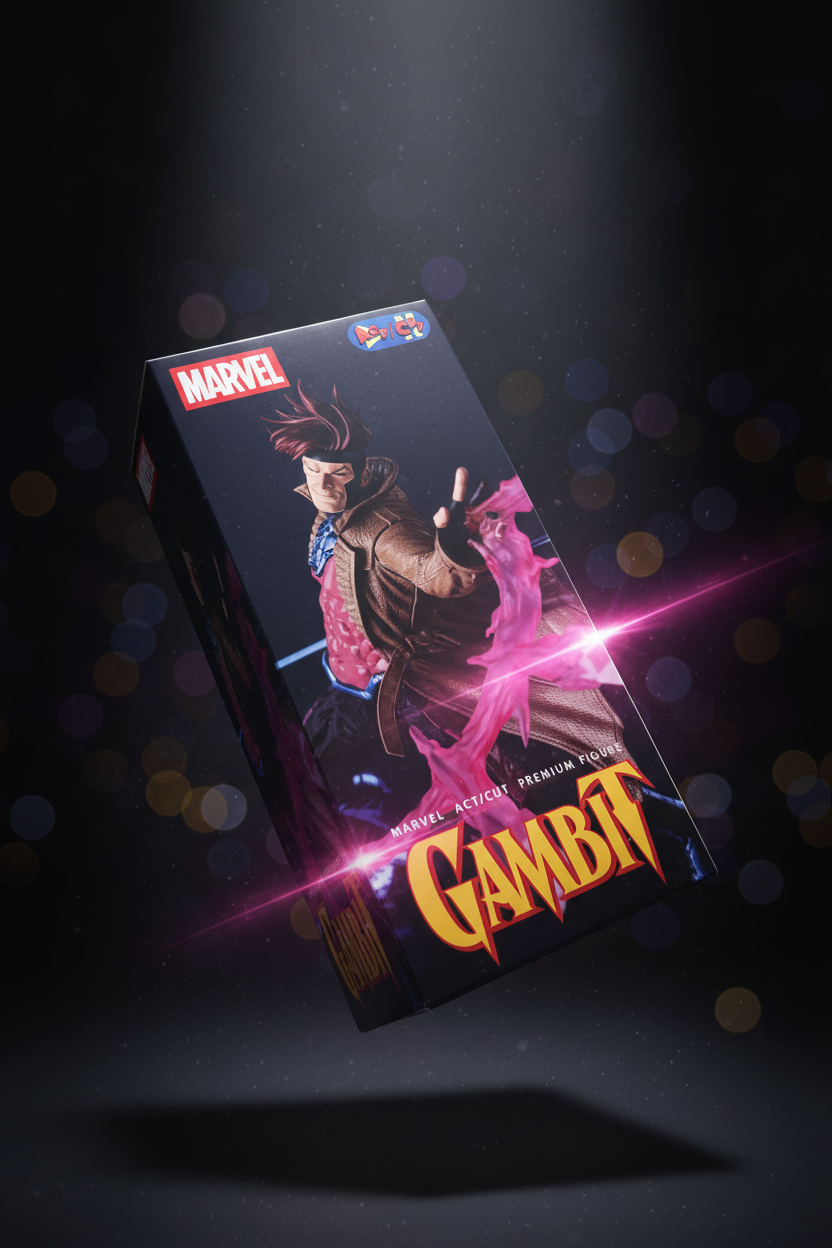 Action Figure Gambit – Marvel Comics ACT/CUT Premium Figure SEGA – Original do Japão