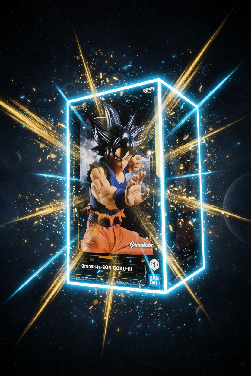 Action Figure Goku Ultra Instinct Sign – Grandista Dragon Ball Super (Produto Oficial do Japão)
