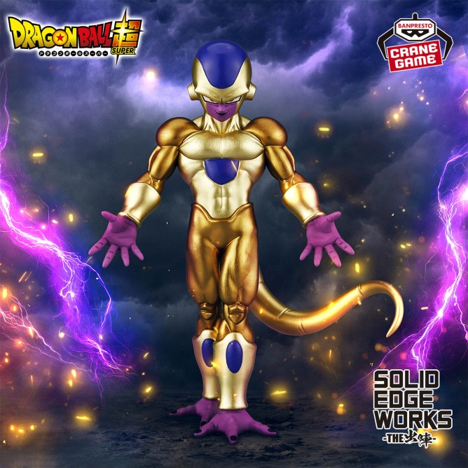 Action Figure Golden Frieza – Dragon Ball Super Solid Edge Works THE Shutsujin Banpresto – Original do Japão