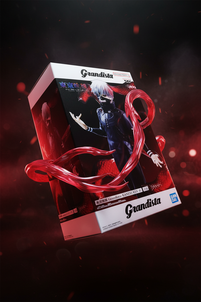 Action Figure Ken Kaneki II – Tokyo Ghoul Grandista Banpresto – Original do Japão