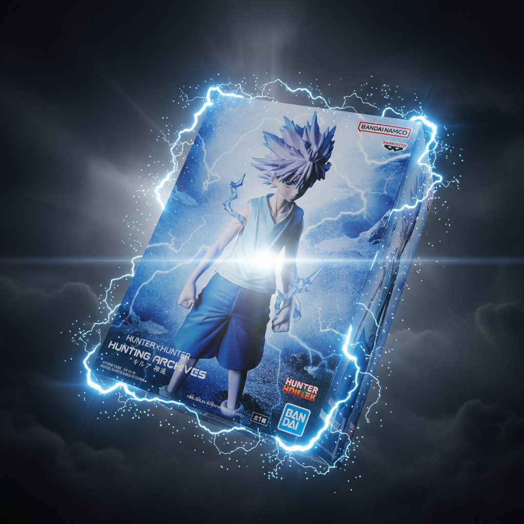 Action Figure Killua Zoldyck – HUNTING ARCHIVES Godspeed Hunter × Hunter (Produto Oficial do Japão)