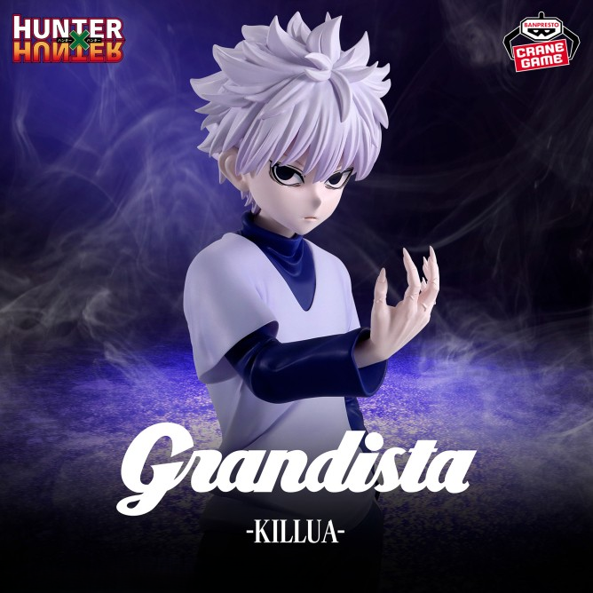 Action Figure Killua Zoldyck – Hunter x Hunter Grandista Banpresto – Original do Japão