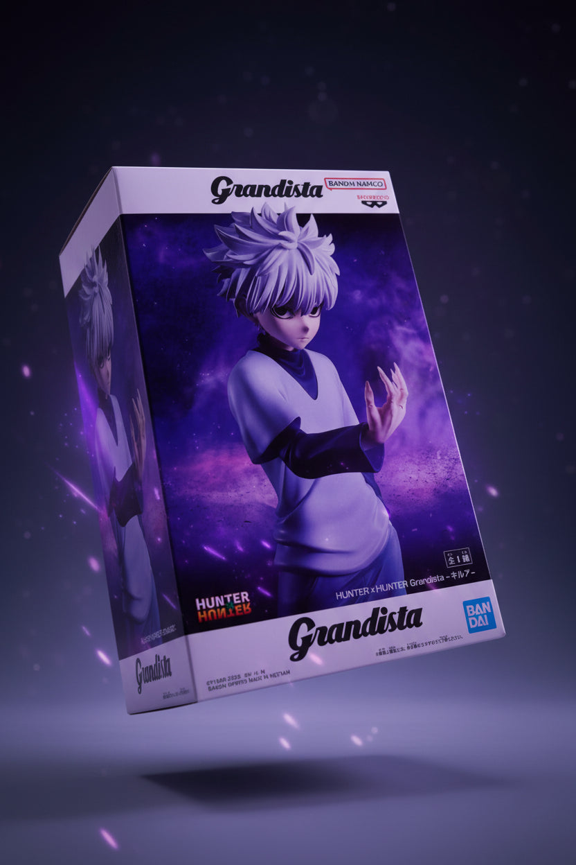 Action Figure Killua Zoldyck – Hunter x Hunter Grandista Banpresto – Original do Japão