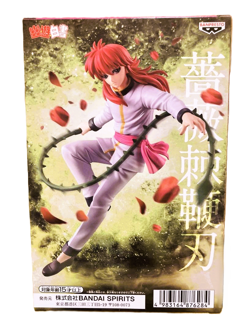 Action Figure Kurama – Yu Yu Hakusho Dark Tournament Collection Banpresto – Original do Japão