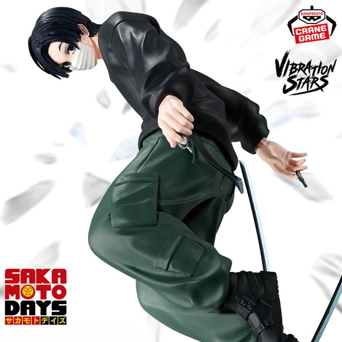 Action Figure Mafuyu Seba – Sakamoto Days VIBRATION STARS Banpresto – Original do Japão