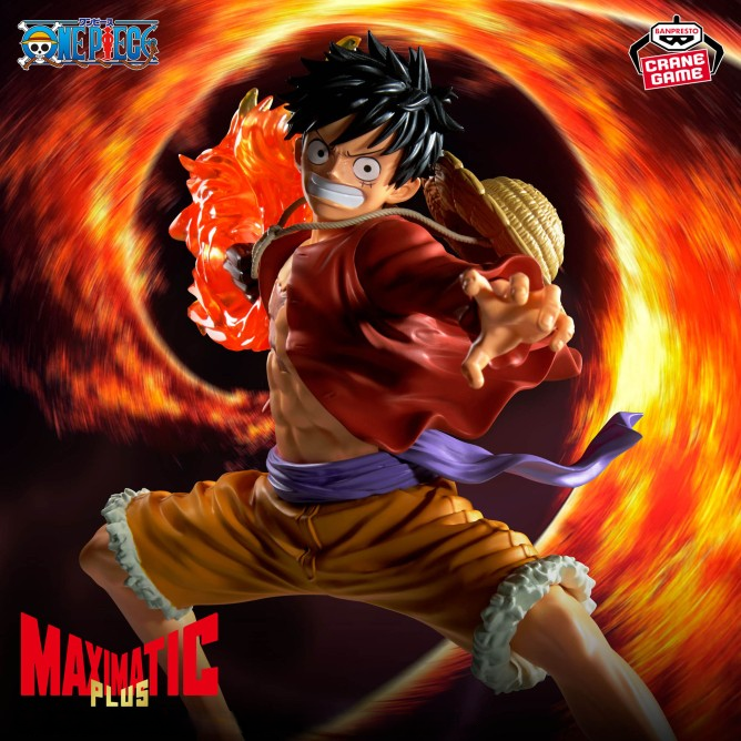 Action Figure Monkey D. Luffy – One Piece Maximatic Plus Banpresto – Original from Japan