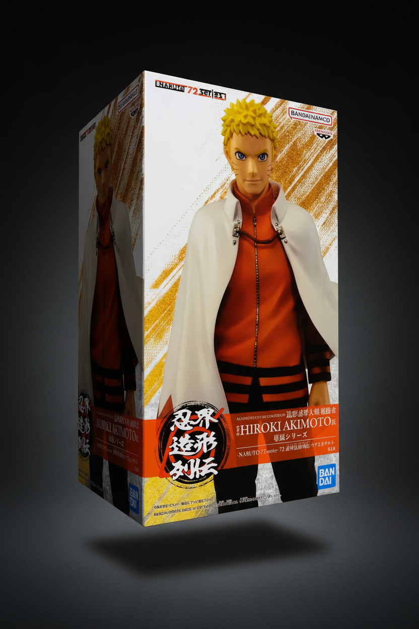 Action Figure Naruto Uzumaki – Naruto Shippuden NARUTO 72 Series Ninkai Zoukei Retsuden Banpresto – Original do Japão