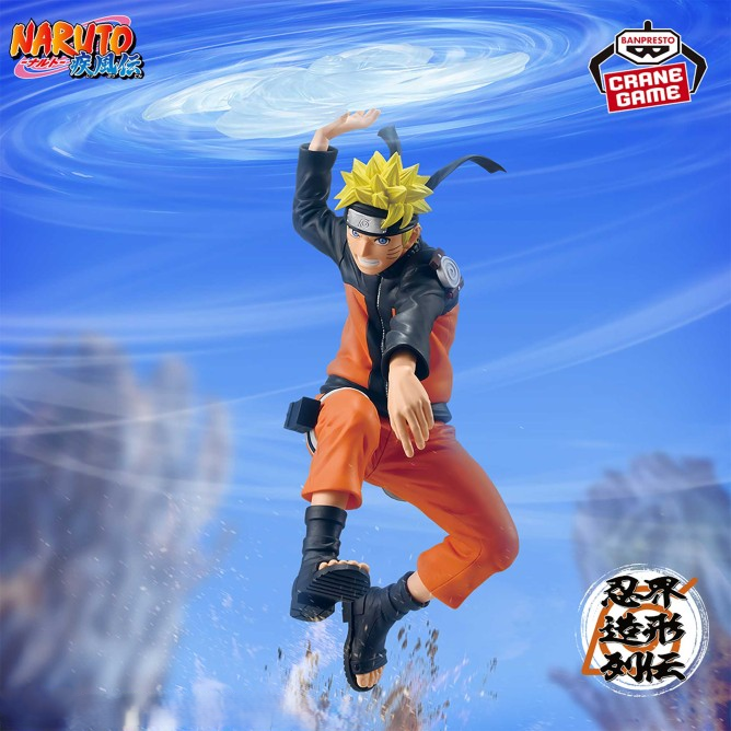 Action Figure Naruto Uzumaki – Ninkai Zoukei Retsuden Naruto Shippuden (Produto Oficial do Japão)