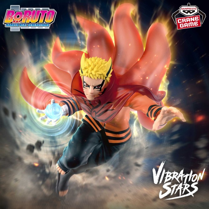 Action Figure Naruto Uzumaki – VIBRATION STARS Baryon Mode Boruto: Naruto Next Generations (Produto Oficial do Japão)