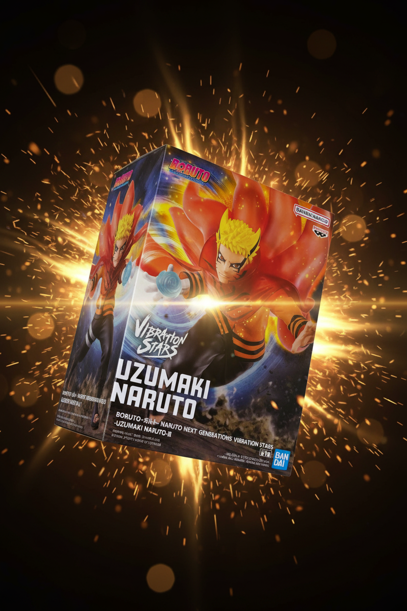Action Figure Naruto Uzumaki – VIBRATION STARS Baryon Mode Boruto: Naruto Next Generations (Produto Oficial do Japão)