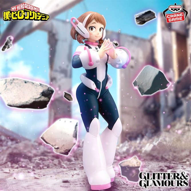 Action Figure Ochaco Uraraka – My Hero Academia GLITTER&GLAMOURS Banpresto – Original Japan