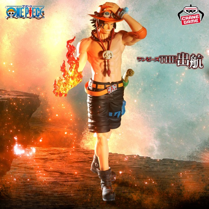 Action Figure Portgas D. Ace – One Piece THE Shukkou LOGIA Banpresto – Original from Japan