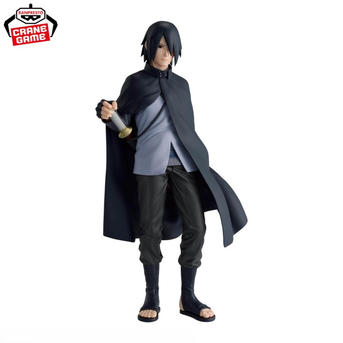 Action Figure Sasuke Uchiha – Boruto: Naruto Next Generations Ninkai Zoukei Retsuden Banpresto – Original do Japão