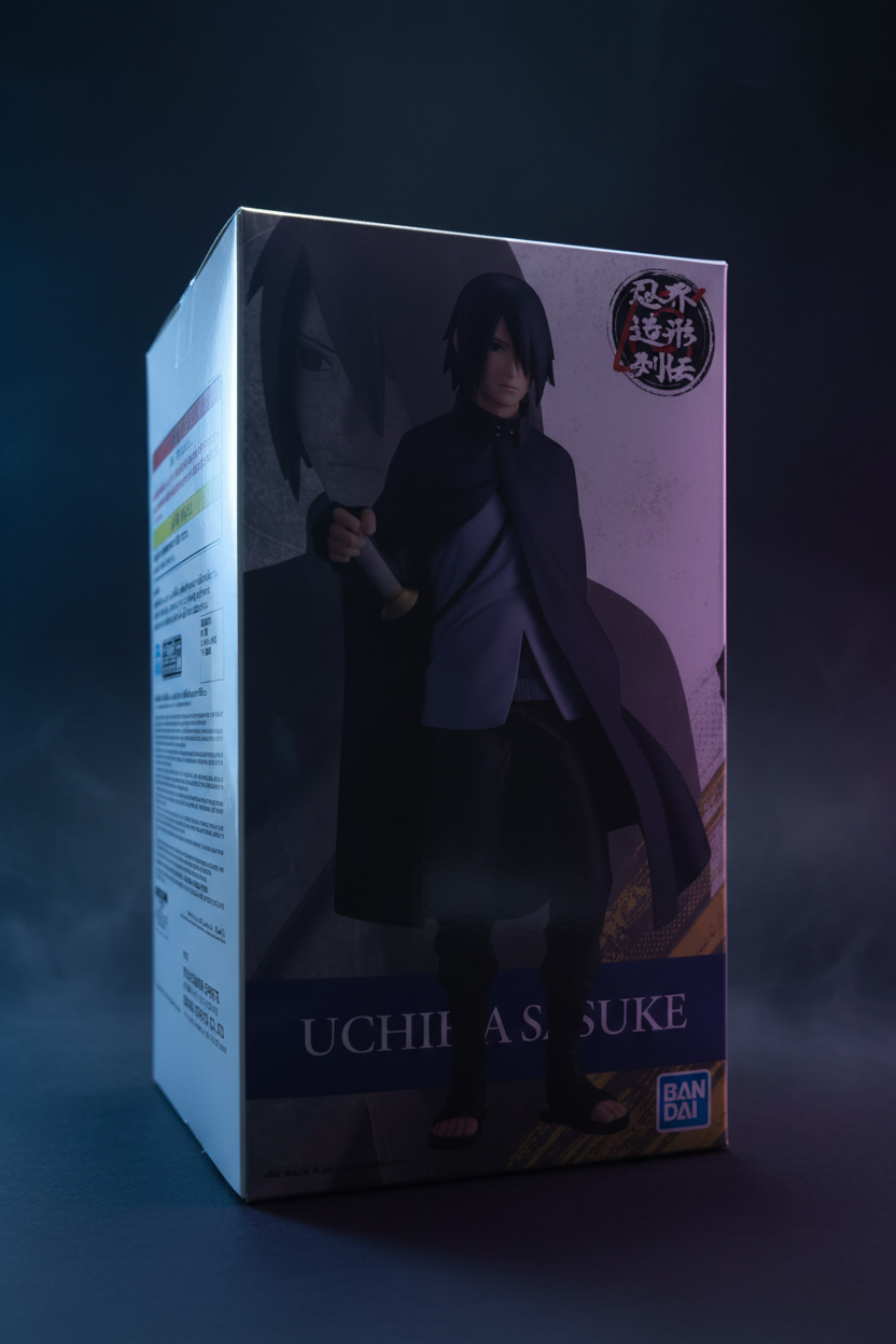 Action Figure Sasuke Uchiha – Boruto: Naruto Next Generations Ninkai Zoukei Retsuden Banpresto – Original do Japão