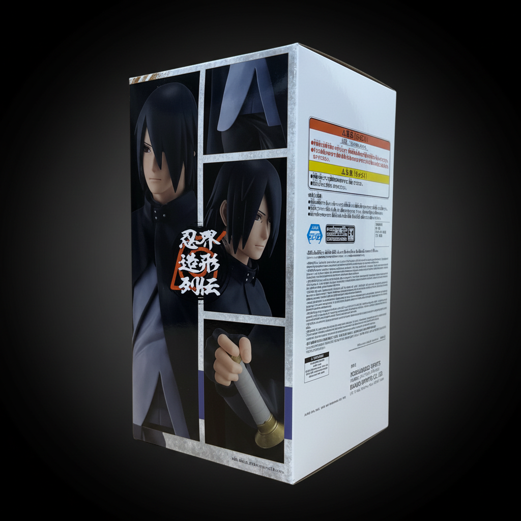 Action Figure Sasuke Uchiha – Boruto: Naruto Next Generations Ninkai Zoukei Retsuden Banpresto – Original do Japão