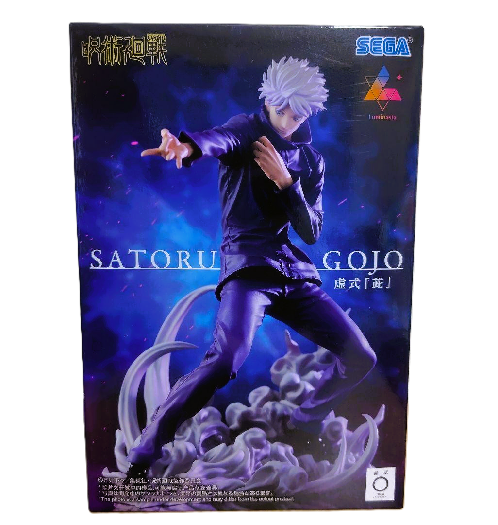 Action Figure Satoru Gojo – Hollow Purple Jujutsu Kaisen Luminasta Sega (Produto Oficial do Japão)