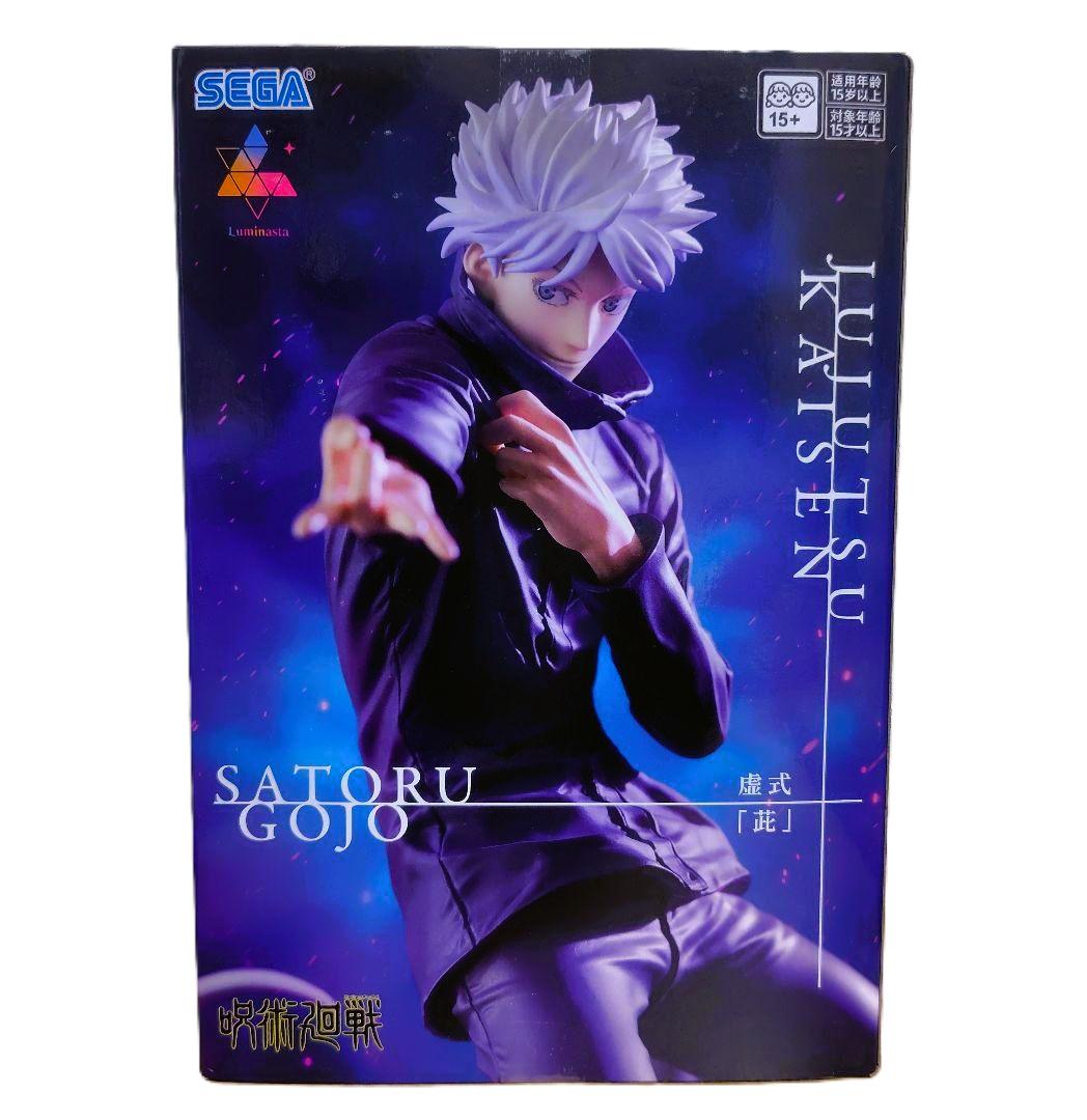 Action Figure Satoru Gojo – Hollow Purple Jujutsu Kaisen Luminasta Sega (Produto Oficial do Japão)