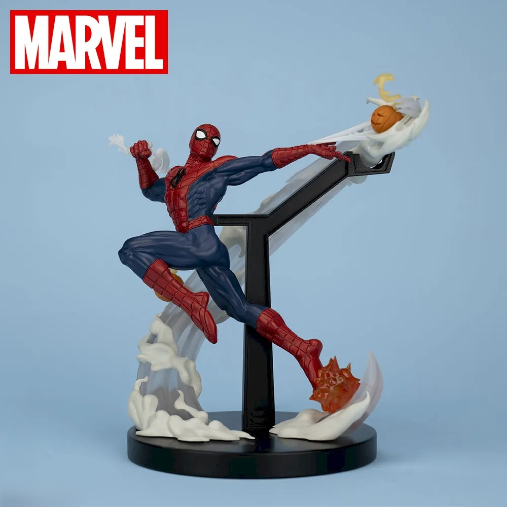 Action Figure Spider-Man vs Green Goblin – Marvel Comics ACT/CUT Premium Figure SEGA – Original do Japão