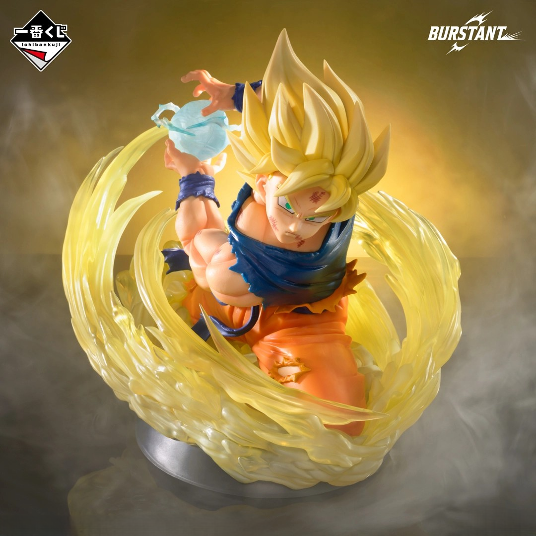 Action Figure Super Saiyan Goku – BURSTANT Ichiban Kuji Dragon Ball Last One Prize (Produto Oficial do Japão)