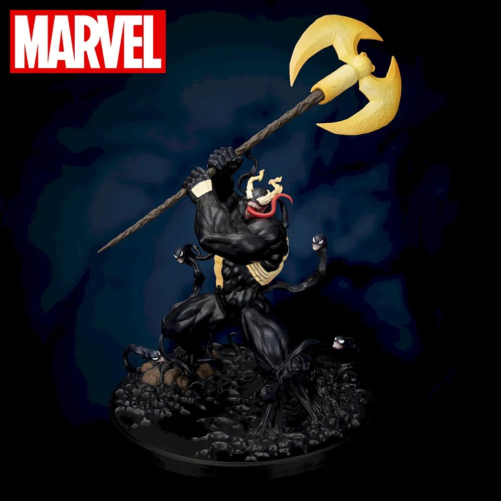 Action Figure Venom King in Black – Marvel Comics Luminasta SEGA – Original do Japão