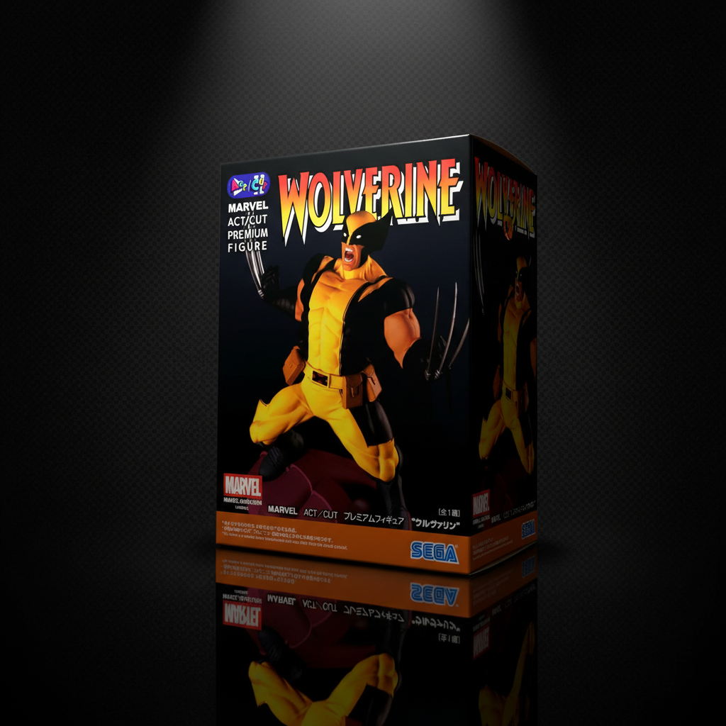 Action Figure Wolverine – Marvel Comics ACT/CUT Premium Figure SEGA – Original do Japão
