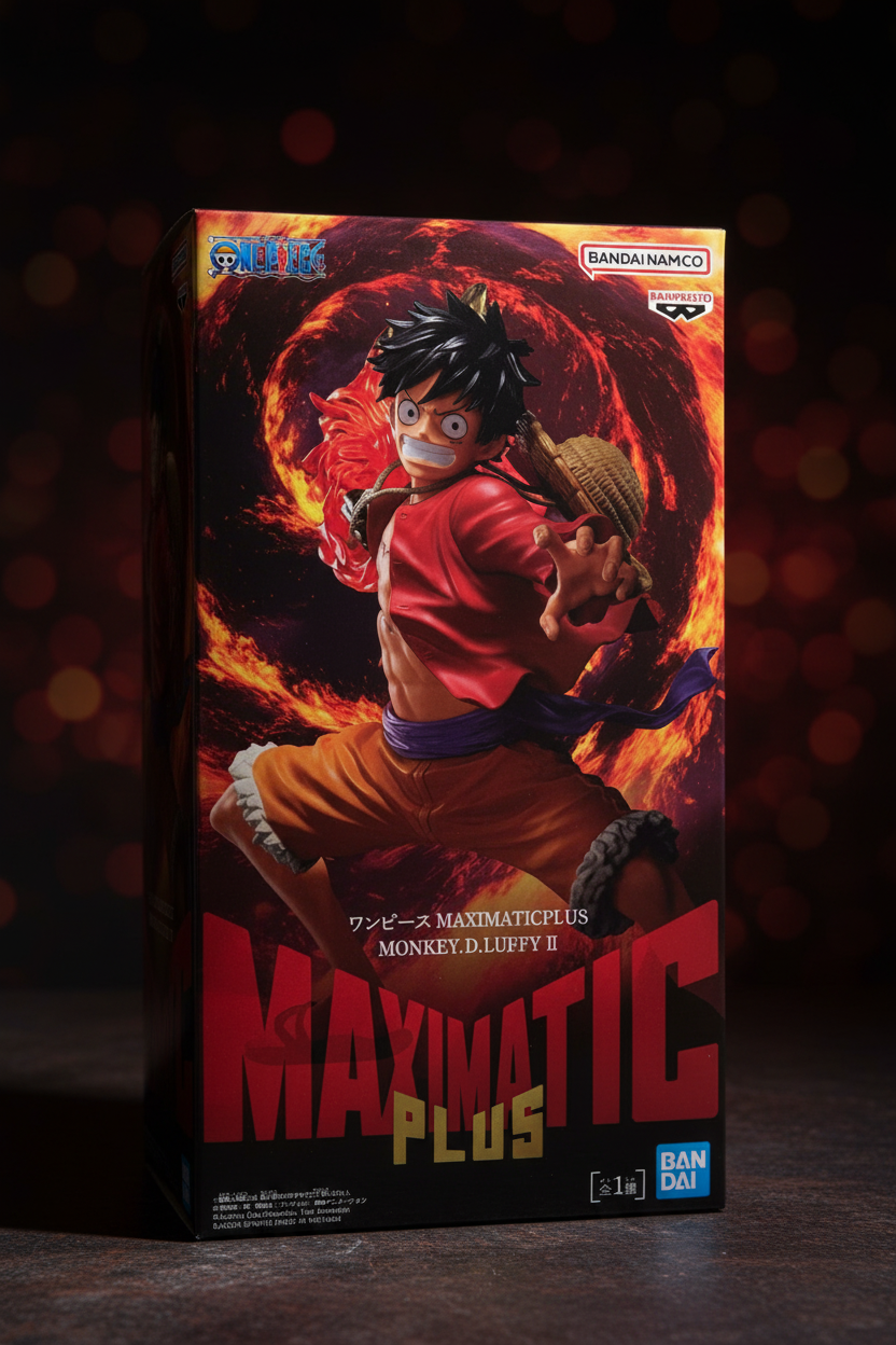 Action Figure Monkey D. Luffy – One Piece Maximatic Plus Banpresto – Original from Japan