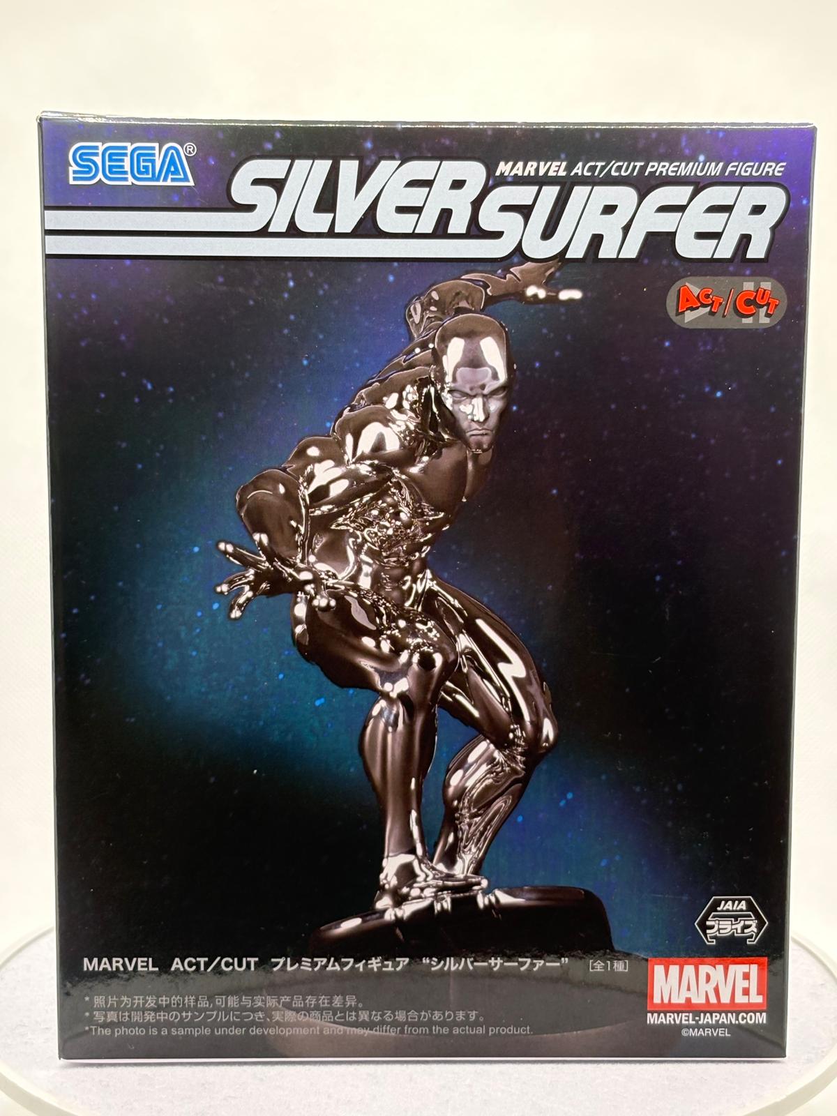 Action Figure Silver Surfer – Marvel Comics ACT/CUT Premium Figure SEGA – Original do Japão