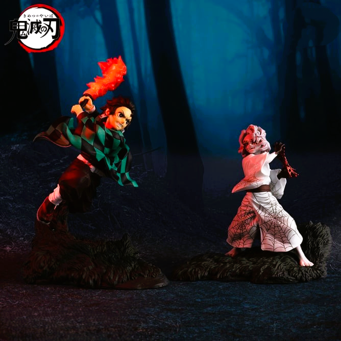 Action Figure Rui – Demon Slayer: Kimetsu no Yaiba Combination Battle Banpresto – Original do Japão