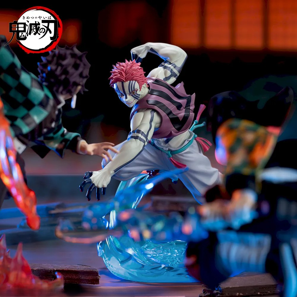 Action Figure Akaza – Xross Link Demon Slayer Castelo Infinito Sega Original do Japão - Shoppingnetjapan