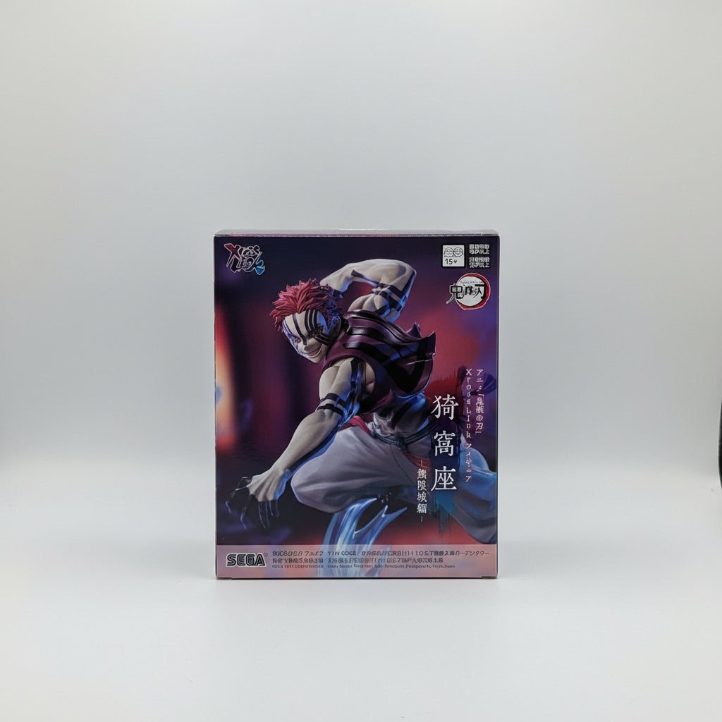 Action Figure Akaza – Xross Link Demon Slayer Castelo Infinito Sega Original do Japão - Shoppingnetjapan