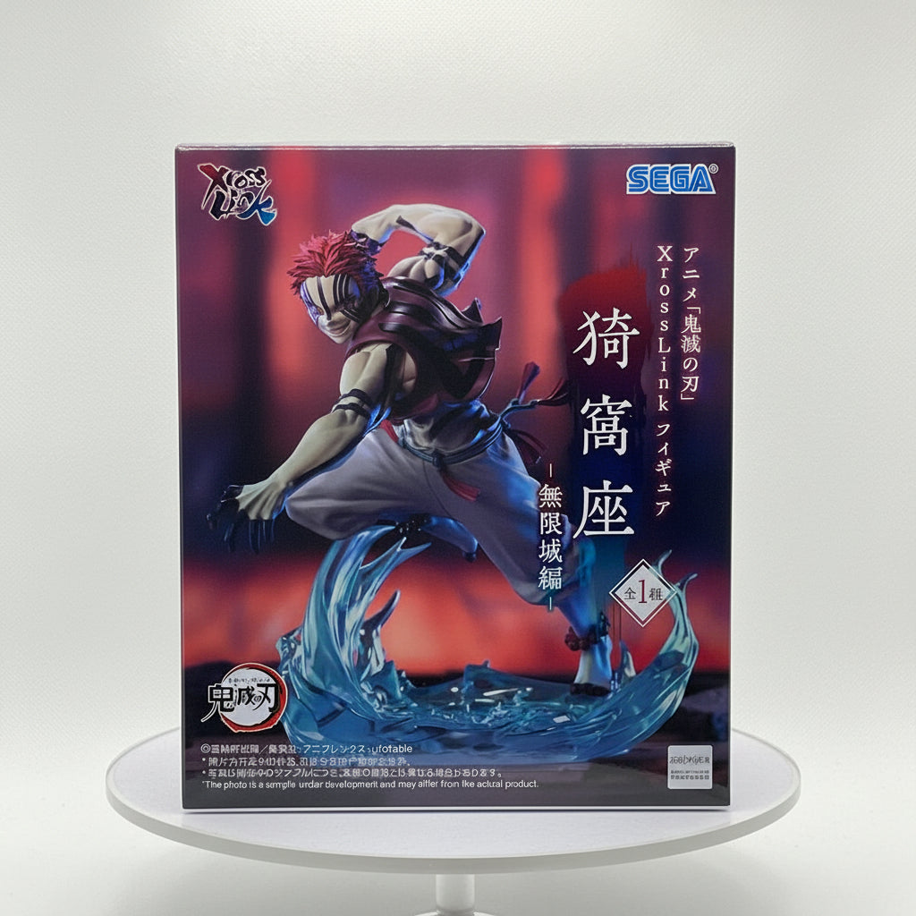 Action Figure Akaza – Xross Link Demon Slayer Castelo Infinito Sega Original do Japão - Shoppingnetjapan