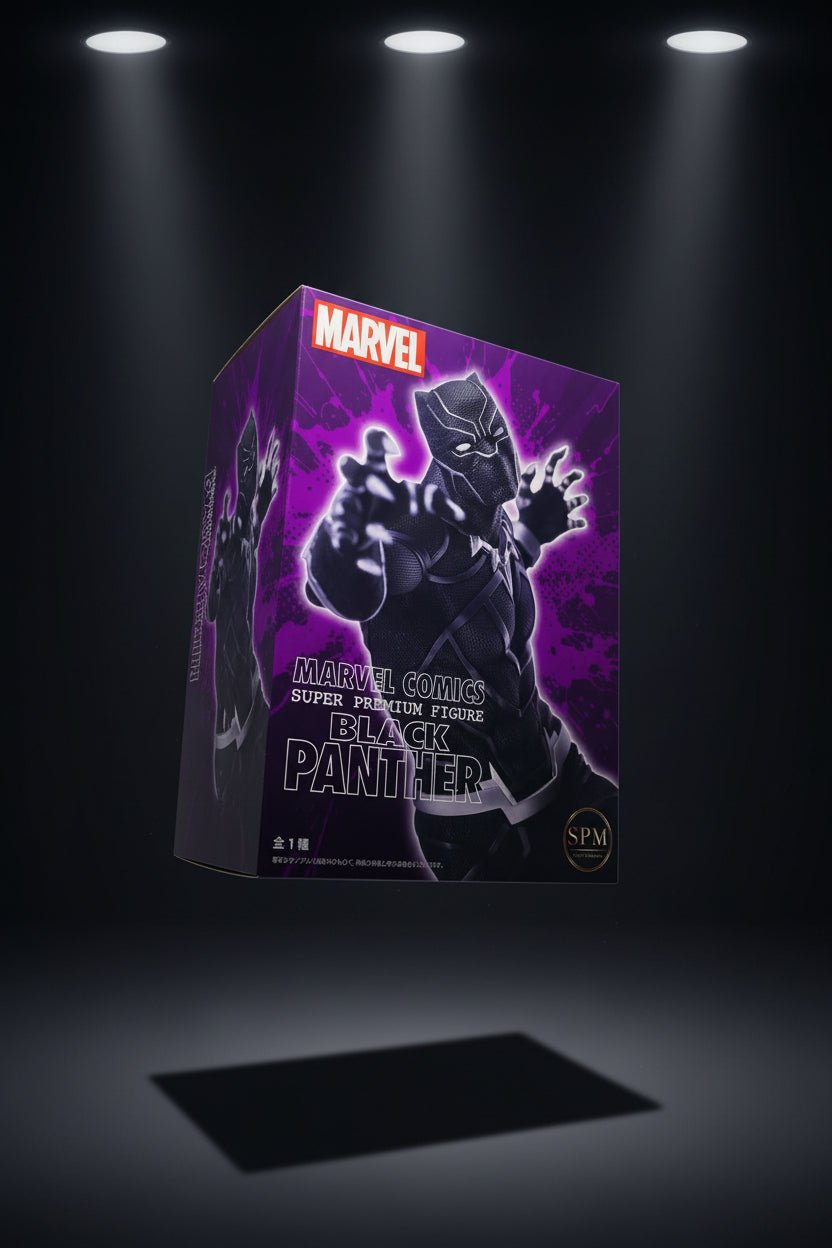 Action Figure Black Panther – Marvel Comics Super Premium Figure (SPM) SEGA – Original do Japão - Shoppingnetjapan