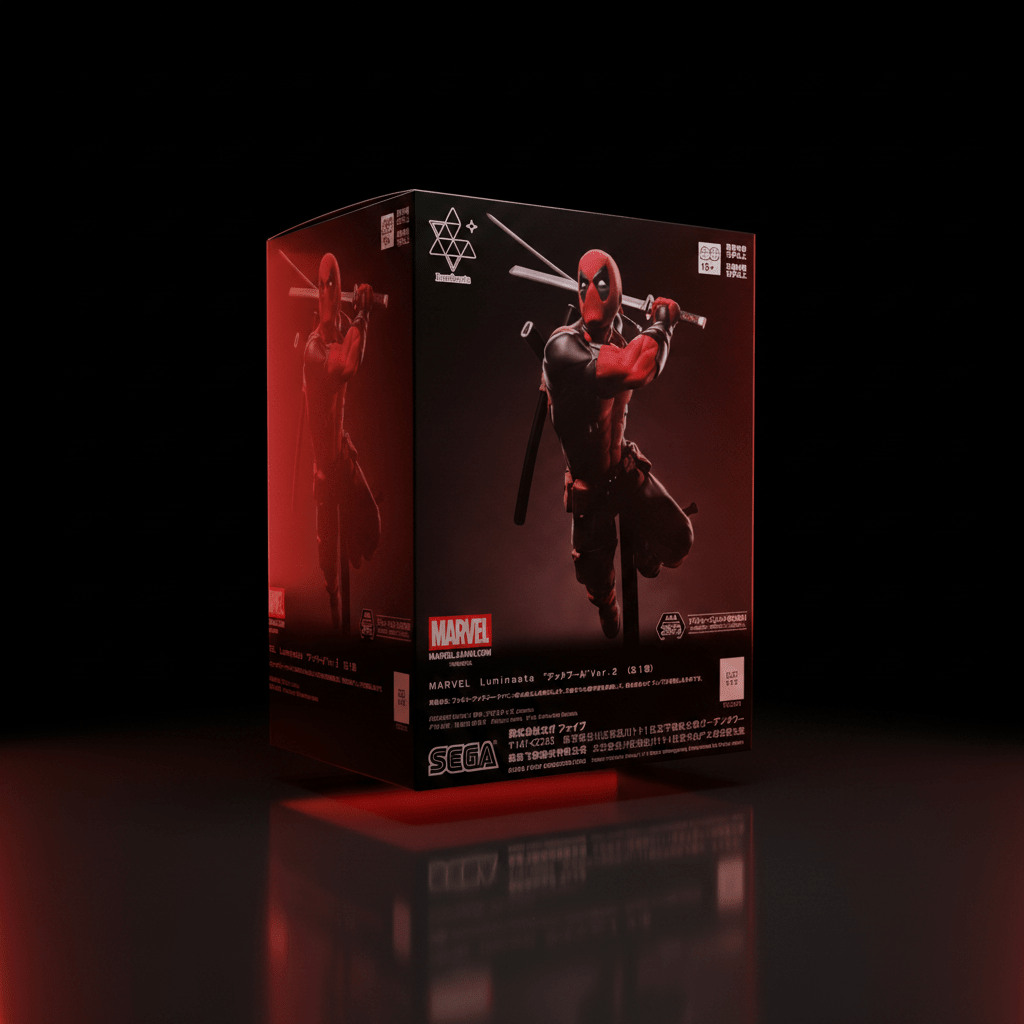 Action Figure Deadpool – Marvel Luminasta Ver.2 SEGA – Original do Japão - Shoppingnetjapan