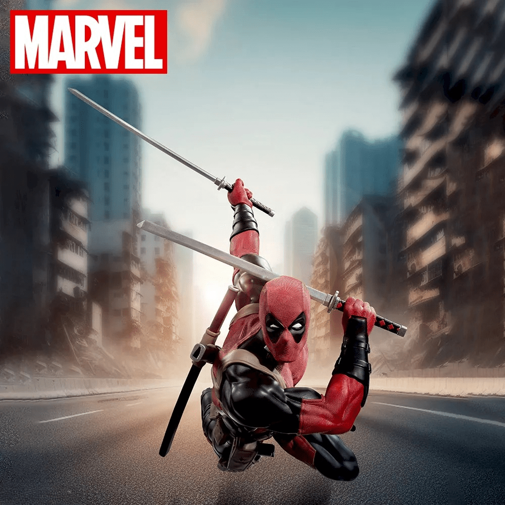 Action Figure Deadpool – Marvel Luminasta Ver.2 SEGA – Original do Japão - Shoppingnetjapan