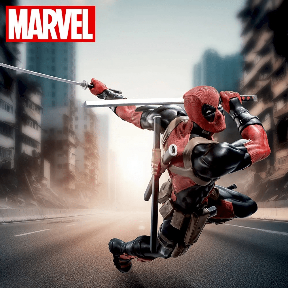 Action Figure Deadpool – Marvel Luminasta Ver.2 SEGA – Original do Japão - Shoppingnetjapan
