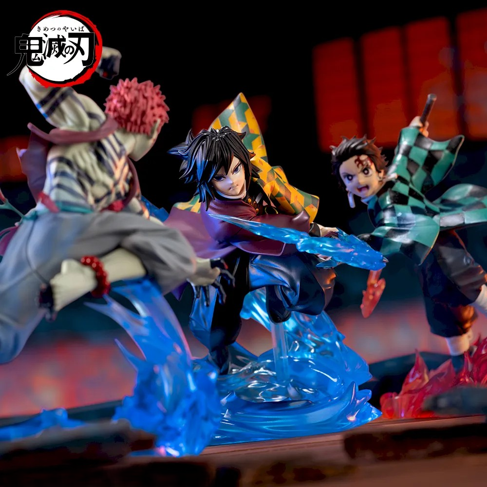 Action Figure Giyu Tomioka – Xross Link Demon Slayer Castelo Infinito Sega Original do Japão - Shoppingnetjapan