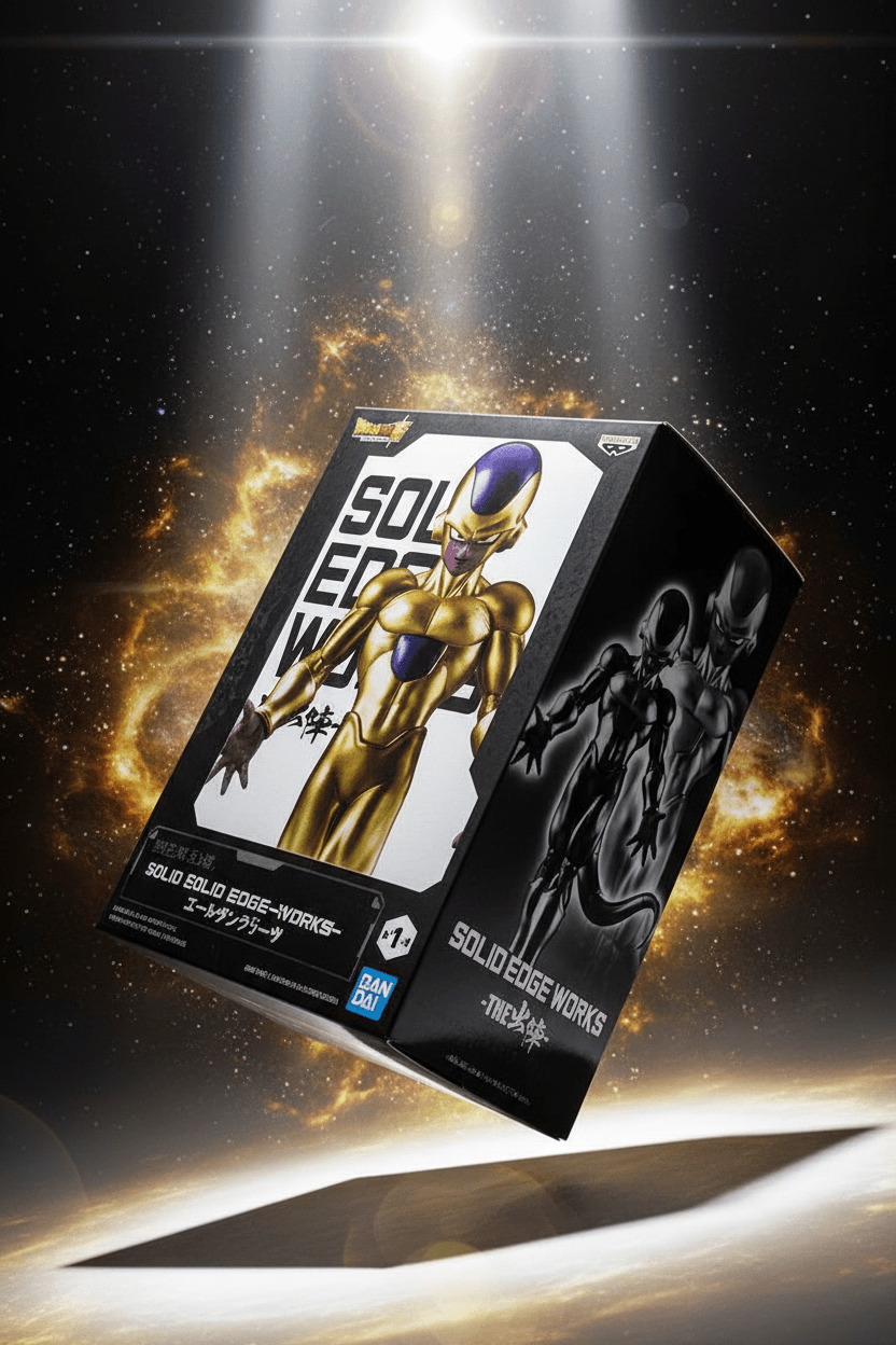 Action Figure Golden Frieza – Dragon Ball Super Solid Edge Works THE Shutsujin Banpresto – Original do Japão - Shoppingnetjapan