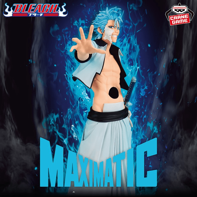 Action Figure Grimmjow JaegerJaques – Bleach Maximatic Banpresto Original do Japão - Shoppingnetjapan