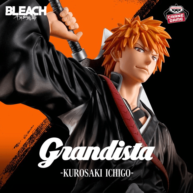 Action Figure Ichigo Kurosaki – Bleach Grandista Banpresto Original do Japão - Shoppingnetjapan