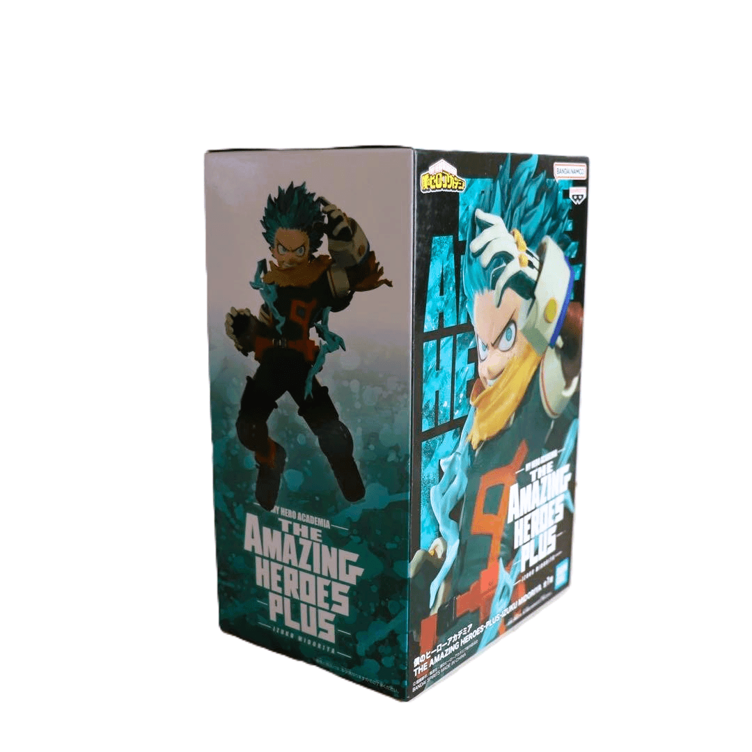 Action Figure Izuku Midoriya (Deku) – My Hero Academia The Amazing Heroes Plus Banpresto – Original do Japão - Shoppingnetjapan