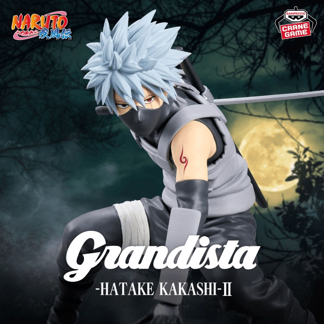 Action Figure Kakashi Hatake II – Naruto Shippuden Grandista Banpresto – Original do Japão - Shoppingnetjapan